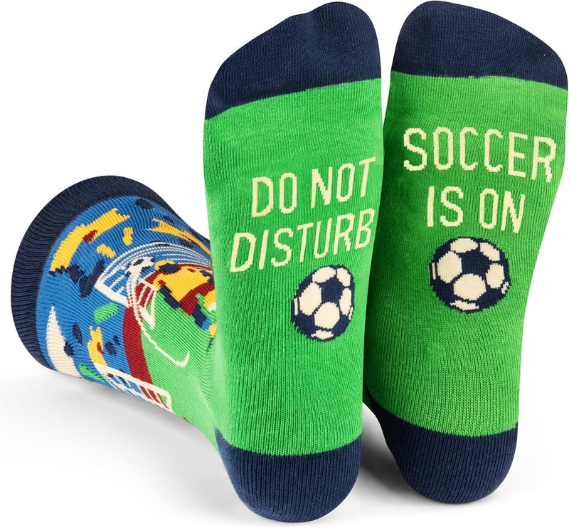 Lavley Funny Socks for Sports Fans and Players - Cool Novelty Gifts for Men, Women, & Teens - Image 1